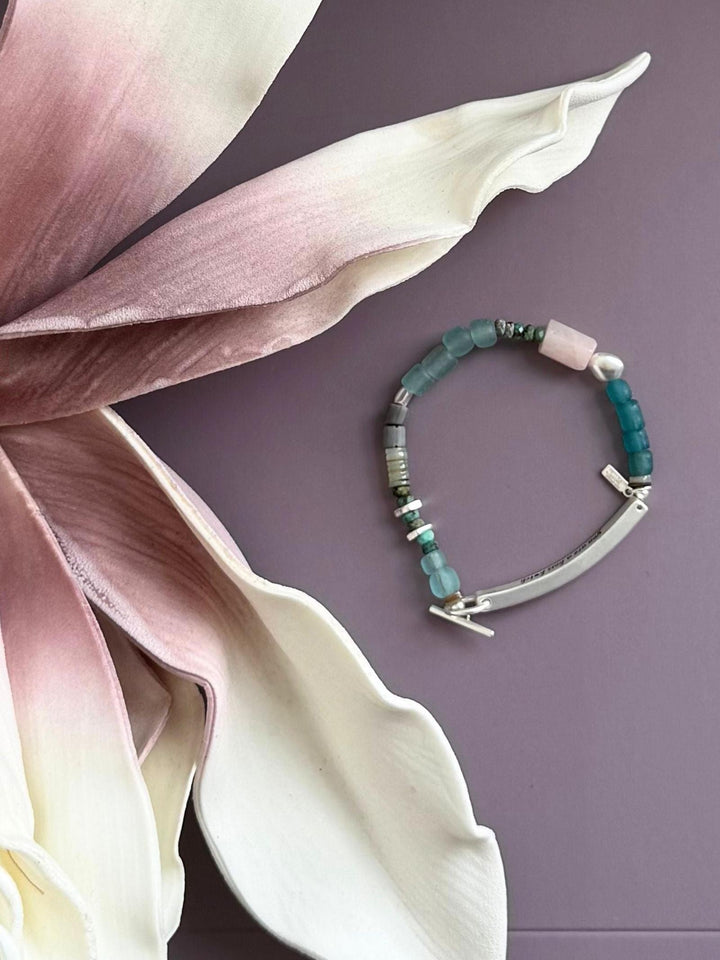 teal bracelet