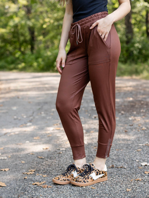 Six Fifty Zip Bottom Vegan JoggerNon - Denim bottoms