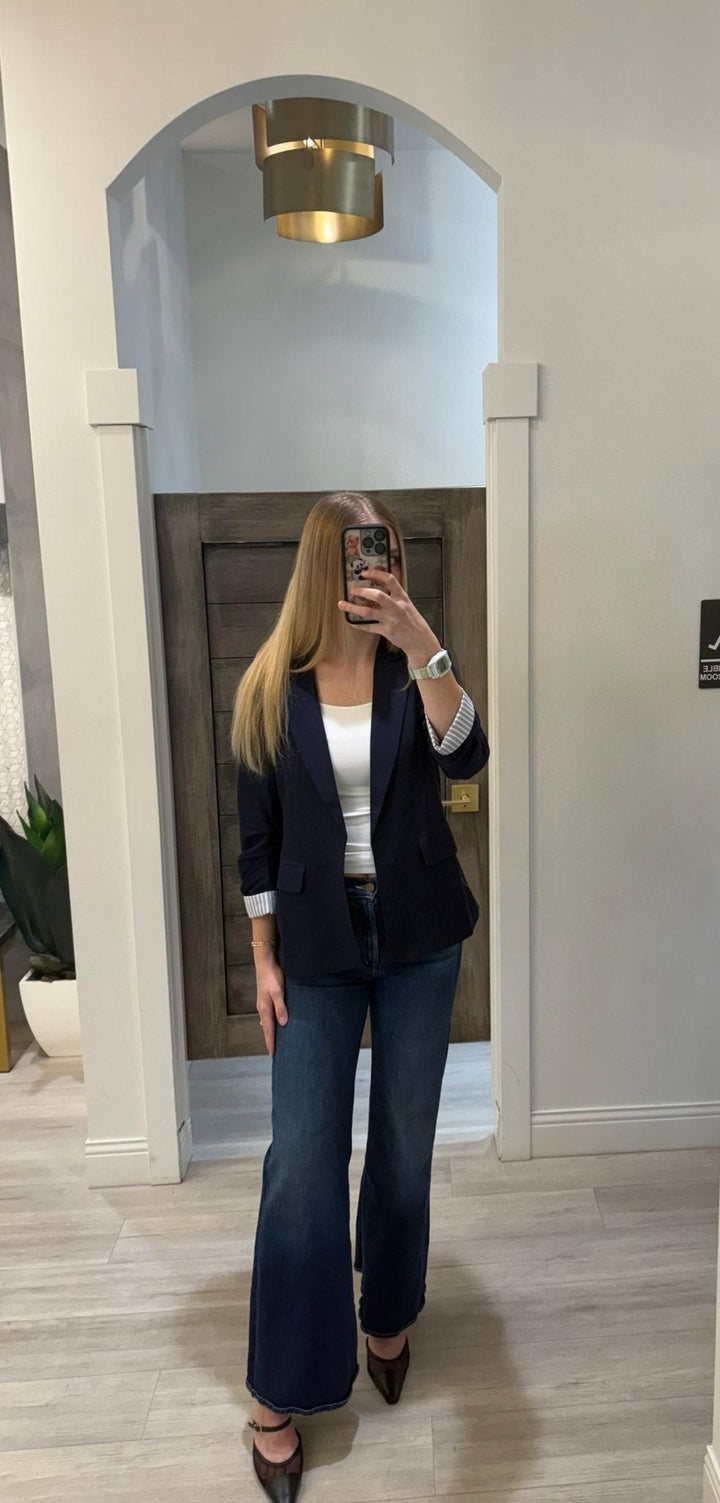 navy blue blazer
