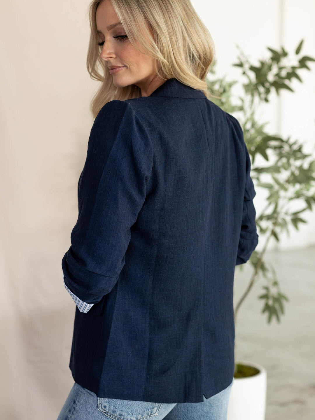 navy blue blazer