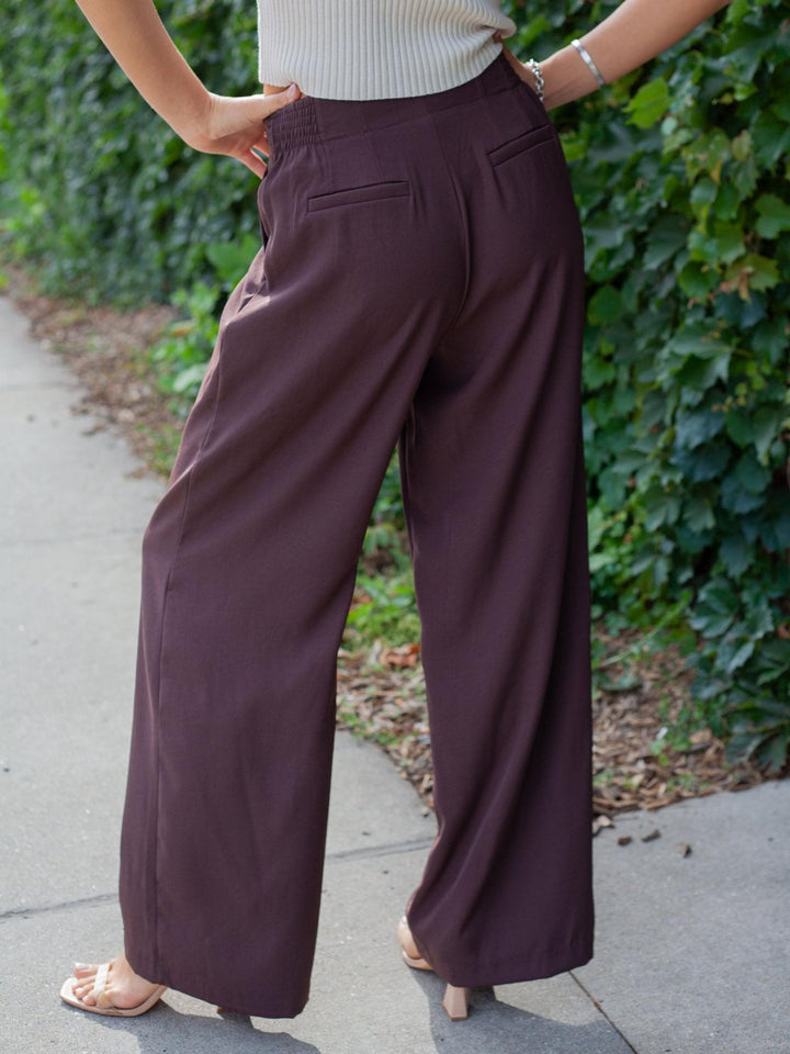 Skies Are Blue Classic Recycled Wide Leg Pants