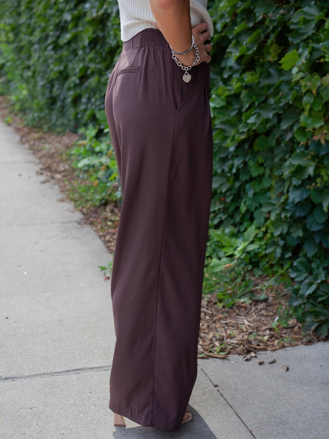 Skies Are Blue Classic Recycled Wide Leg Pants
