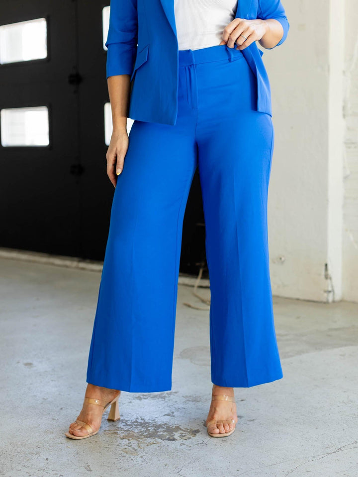 Skies Are Blue High Waisted Trouser Pant