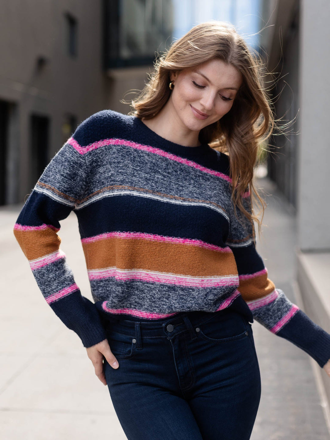 stripe sweater