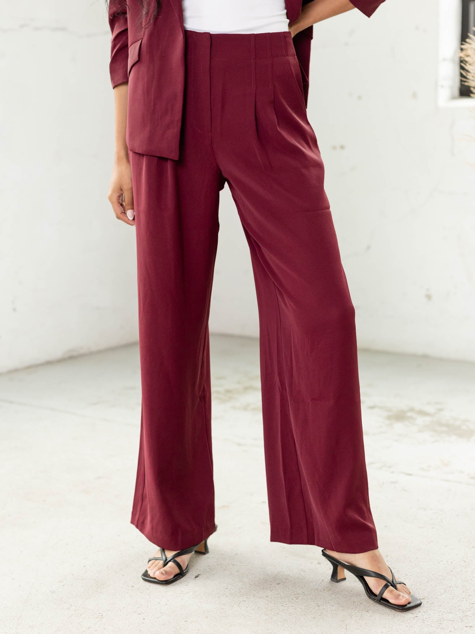 Skies Are Blue Recycled Wide Leg Pants – Leela and Lavender