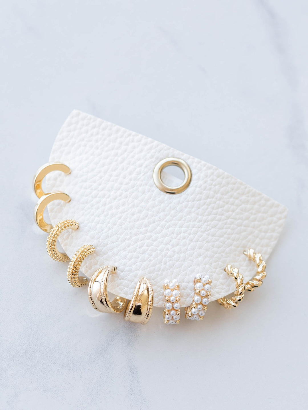 Small Huggie Earring Set