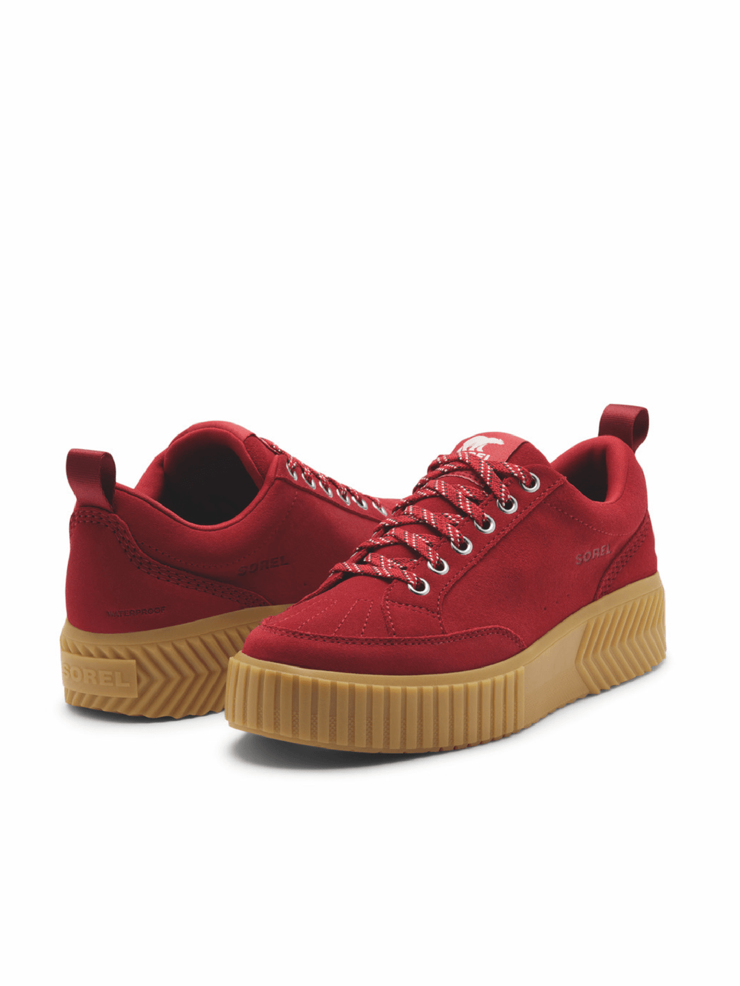red sneakers 