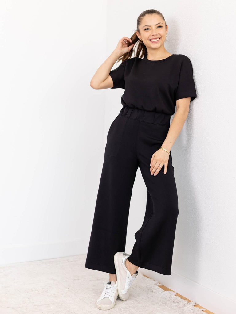 SPANX Air Essentials Crop Wide Leg Jumpsuit – Leela and Lavender
