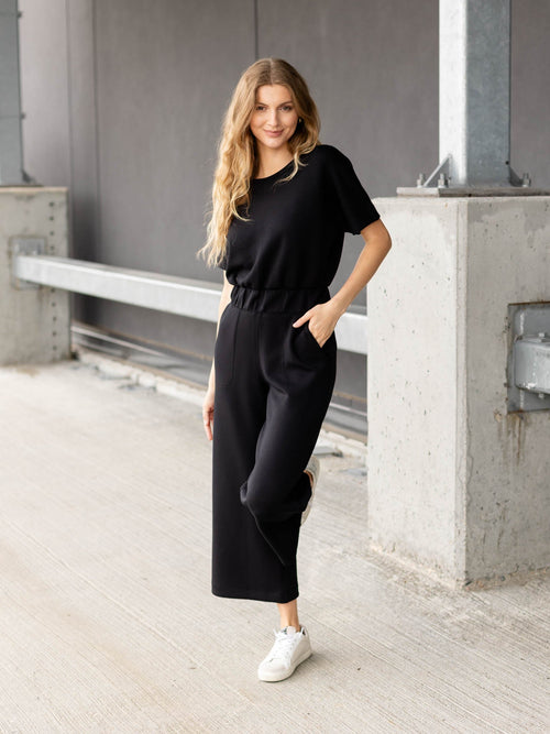 SPANX Air Essentials Crop Wide Leg JumpsuitJumpsuits