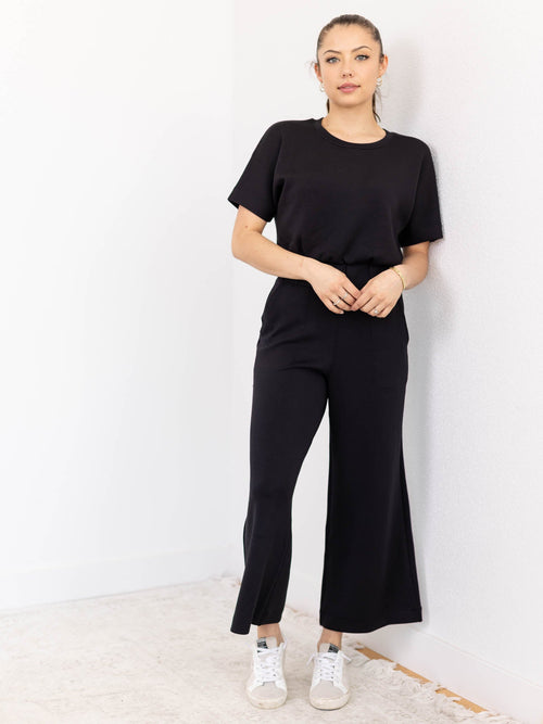 SPANX Air Essentials Crop Wide Leg JumpsuitJumpsuits