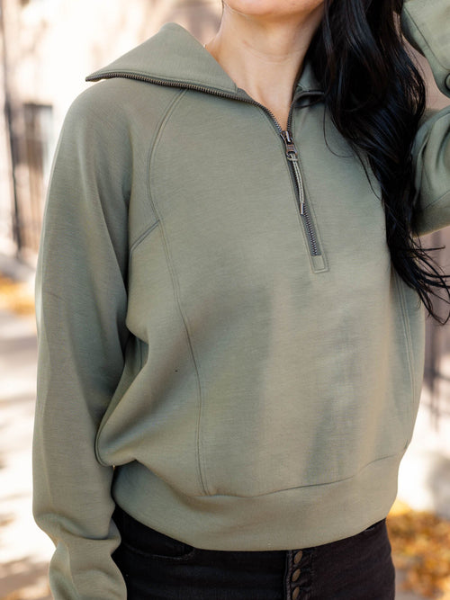 Spanx Air Essentials Half ZipFleece