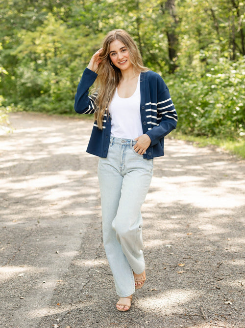 SPANX Air Essentials Stripe CardiganCardigans