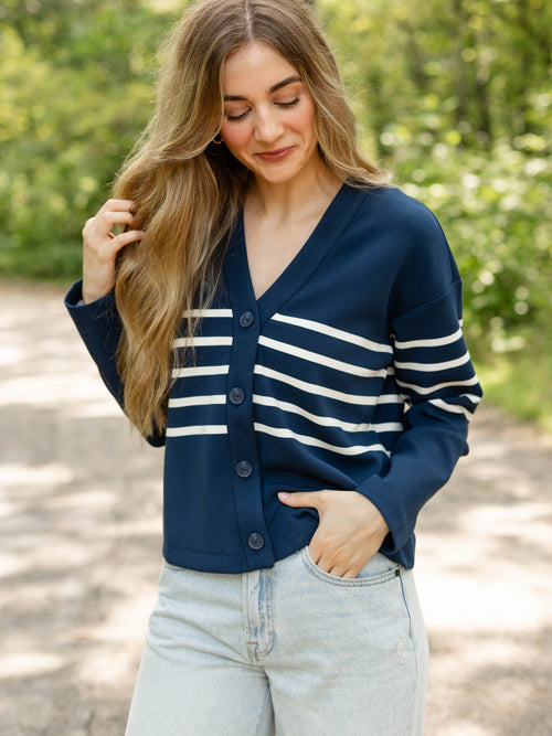 SPANX Air Essentials Stripe CardiganCardigans