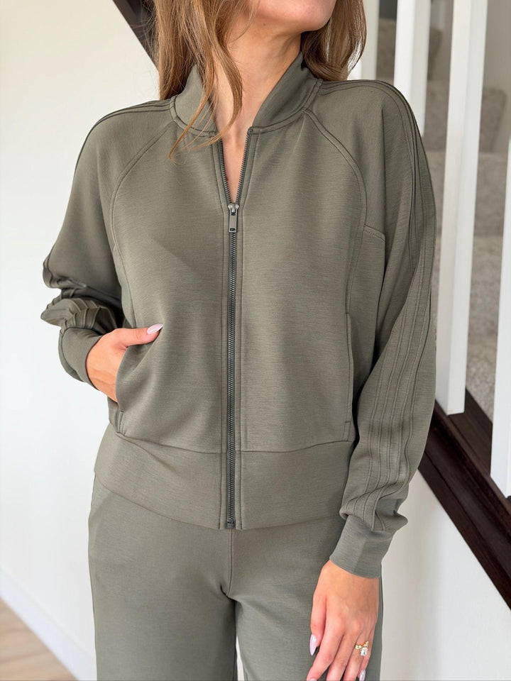 SPANX AirEssentials Pintuck Track Jacket