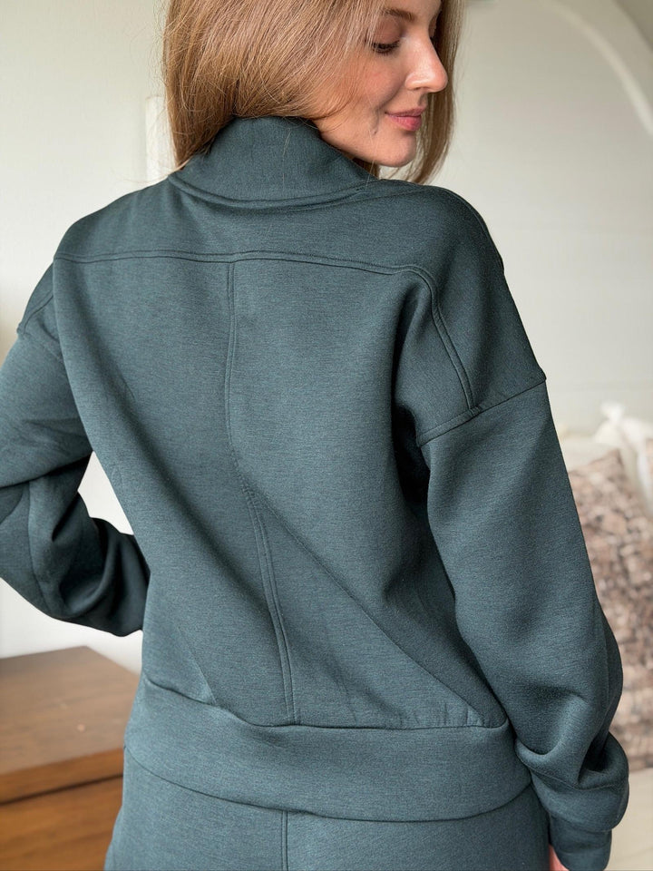 SPANX AirEssentials Shawl Collar Half Zip