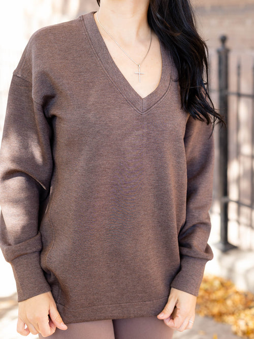 SPANX Brushed Air Essentials TunicFleece