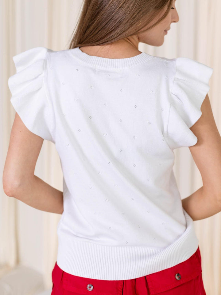 star embroidered sweater