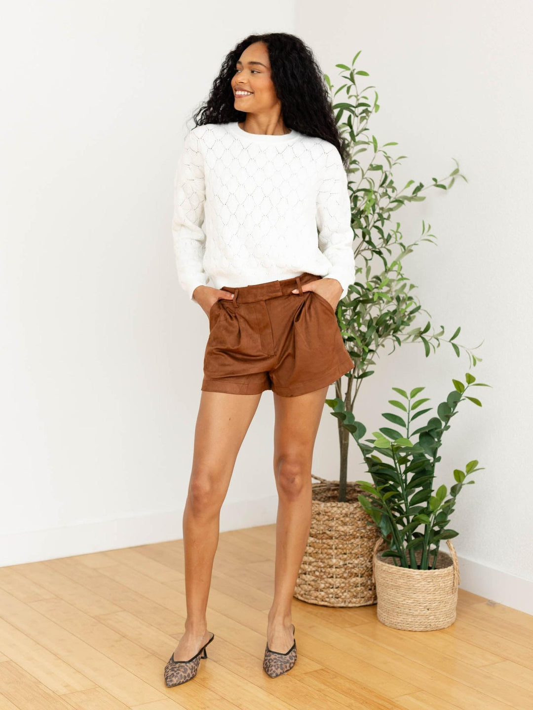 Steve Madden Imelda Faux Suede Short