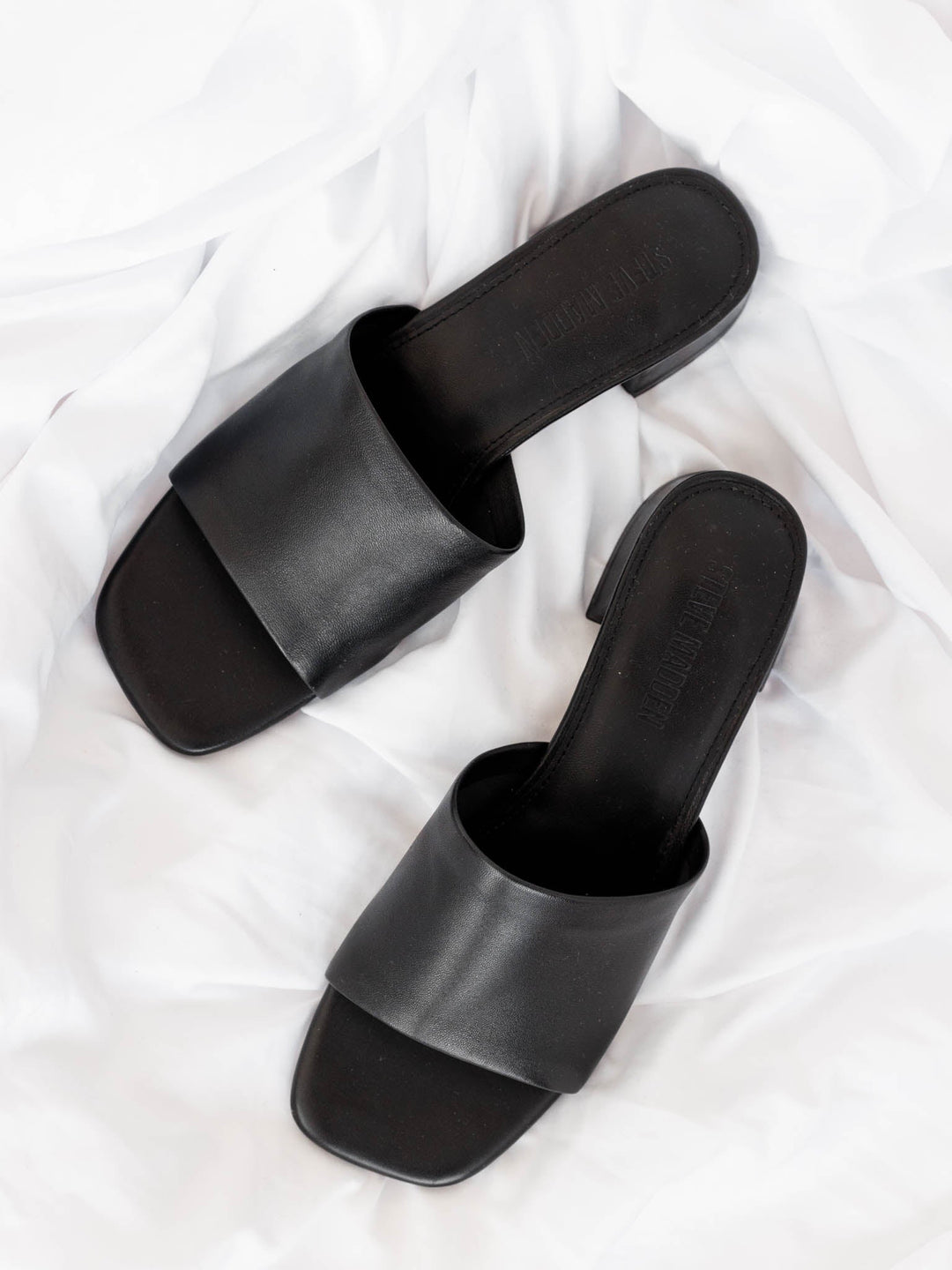 black mule slides