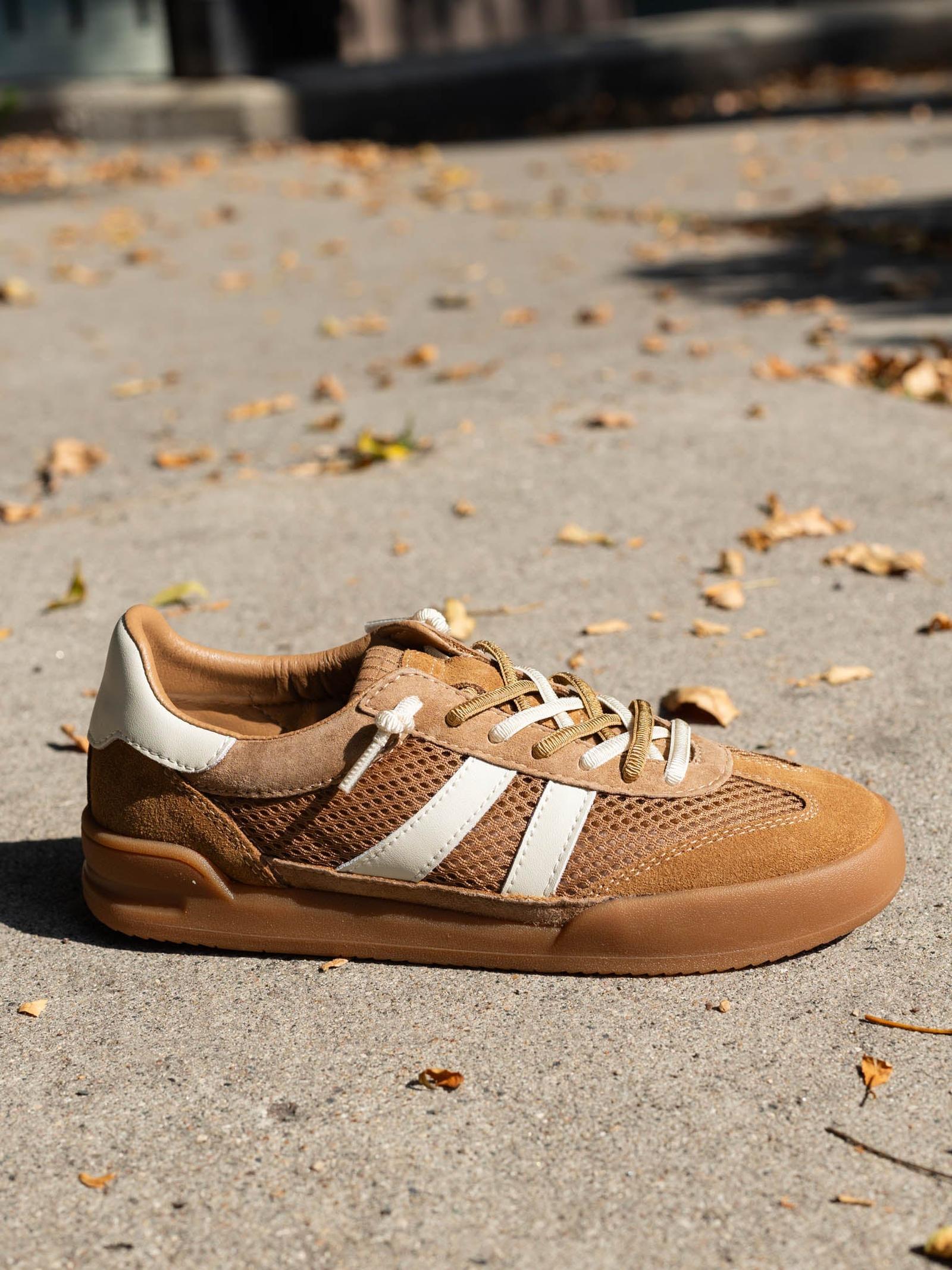 Steve Madden Verdict Sneaker - Tan Multi – Leela and Lavender