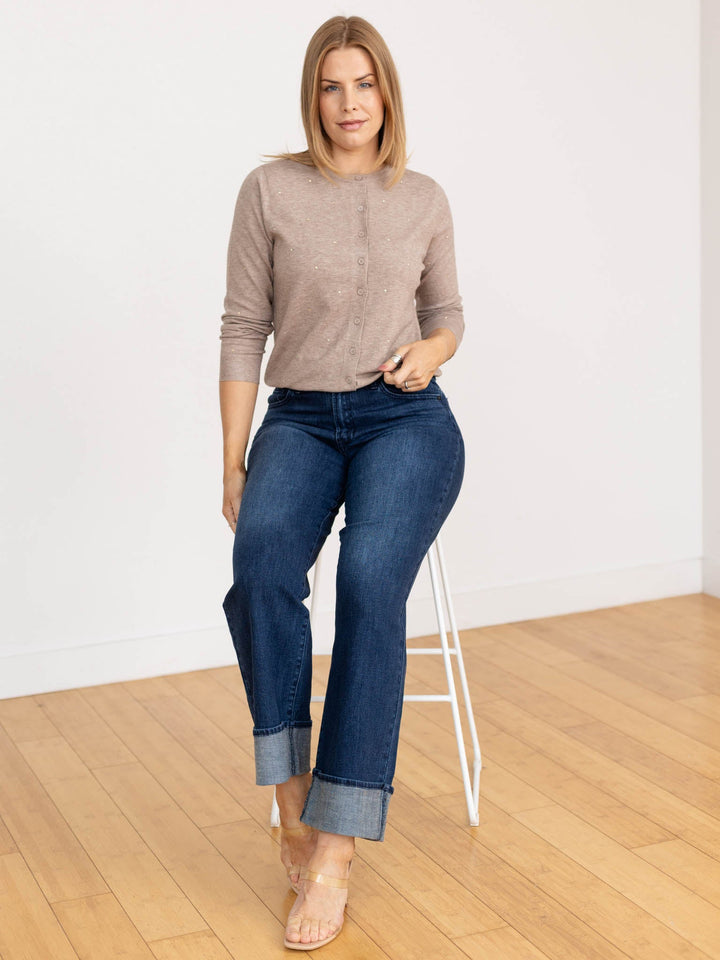 rhinestone sweater cardigan