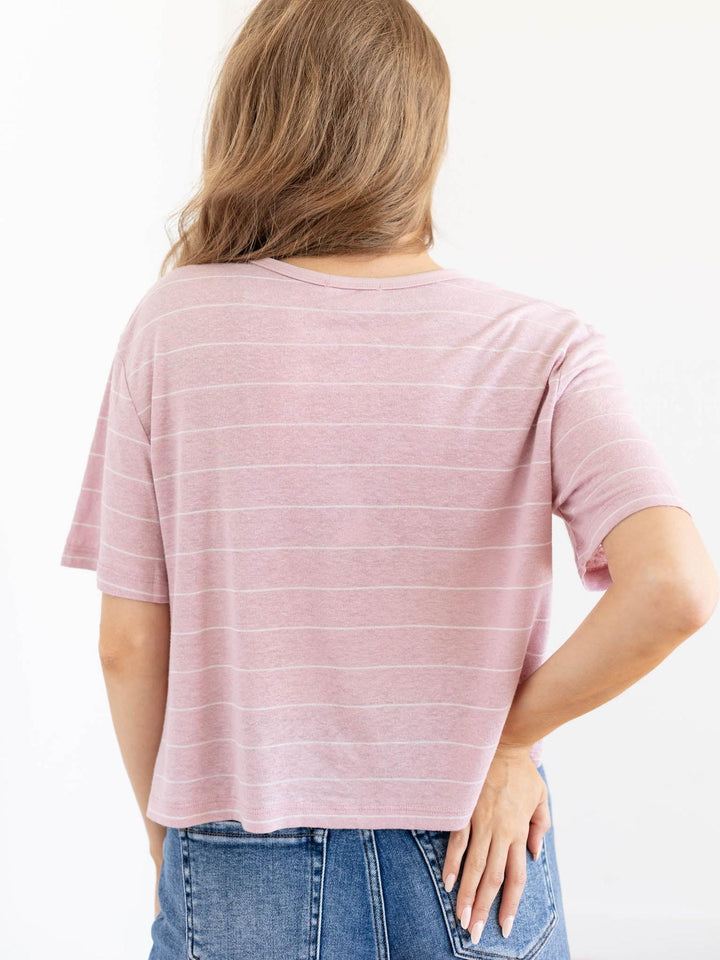linen blend tee shirt
