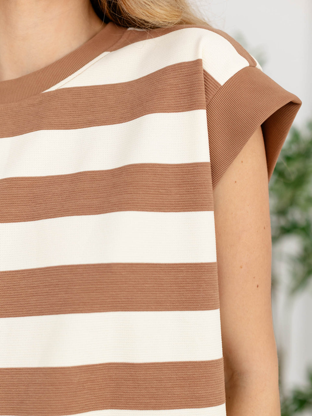 Stripe Sheath T-Shirt DressDress