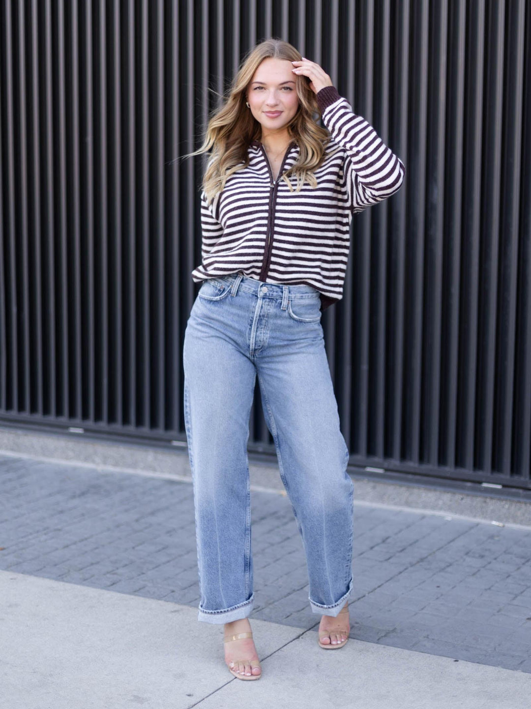 stripe sweater