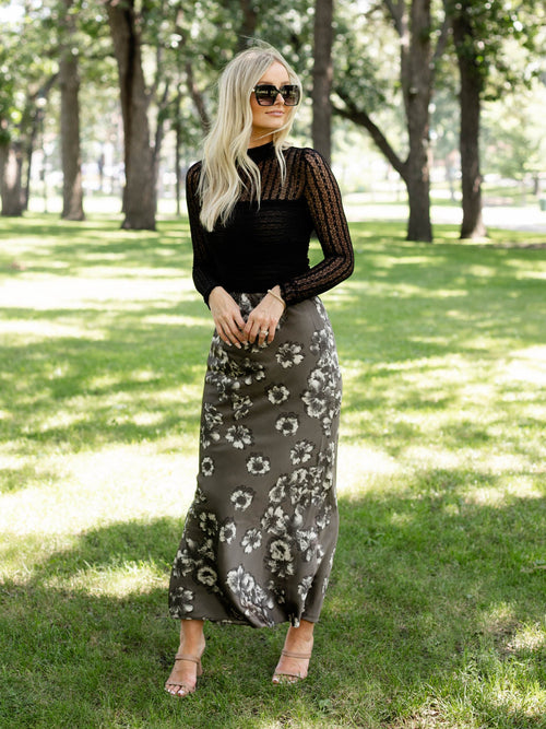 stripe lace black bodysuit