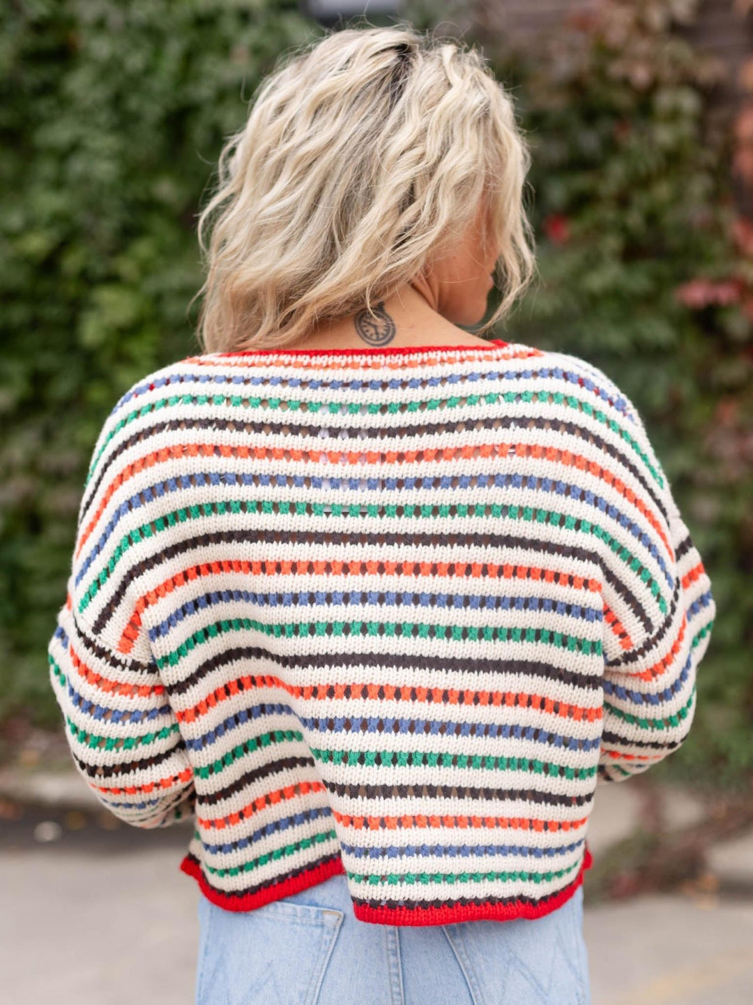 Striped Knit Sweater