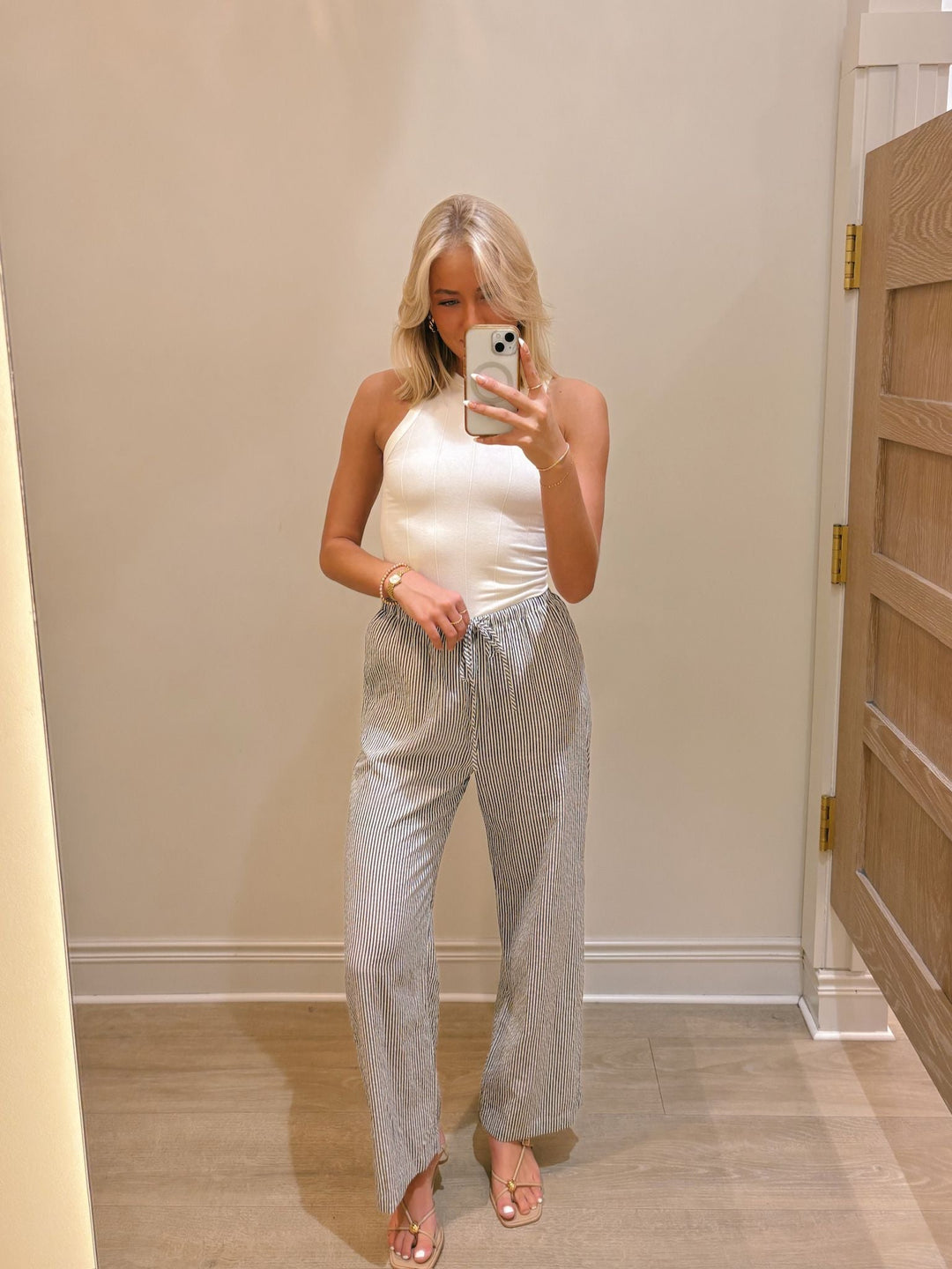 lightweight breezy stripe pants