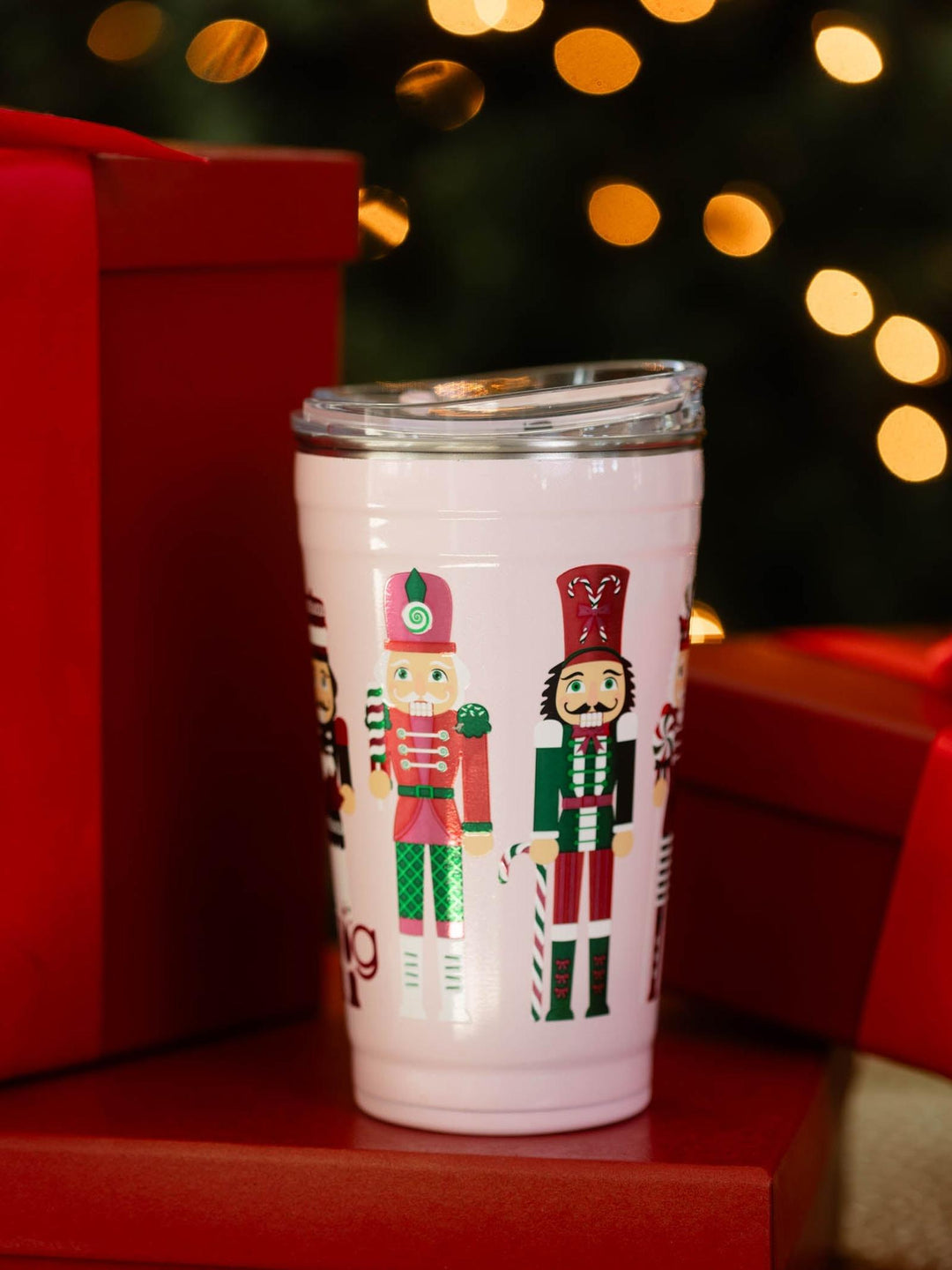 pink nutcracker tumbler