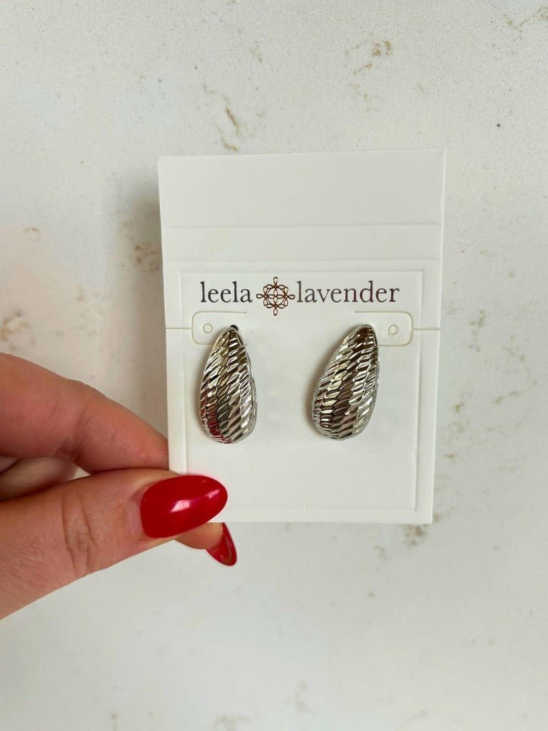 textured earring