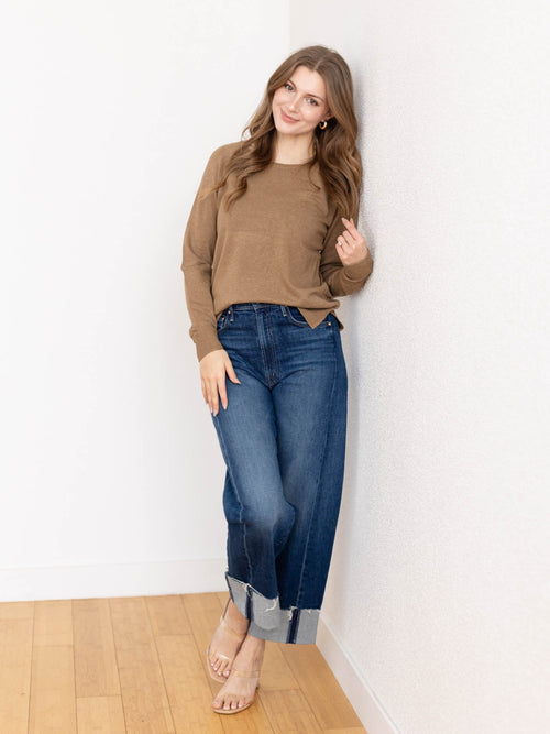 camel lightweight sweater