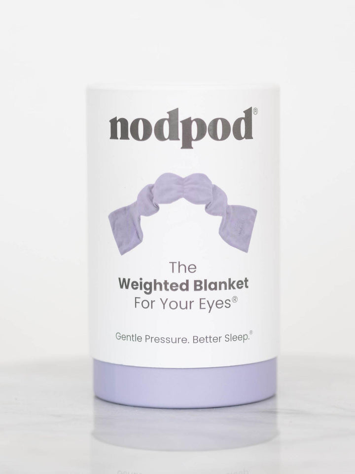 purple weighted sleep mask