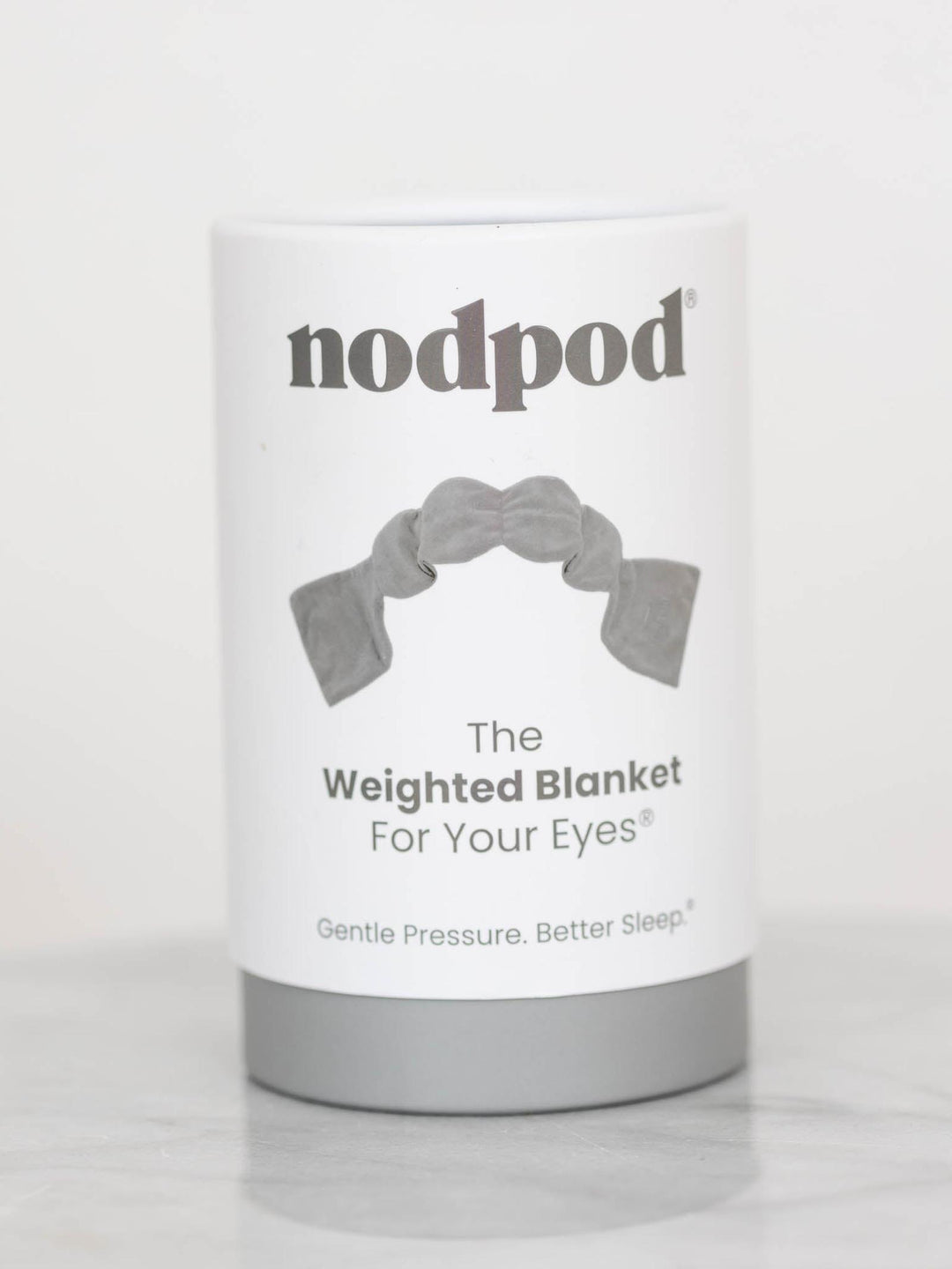 grey weighted sleep mask
