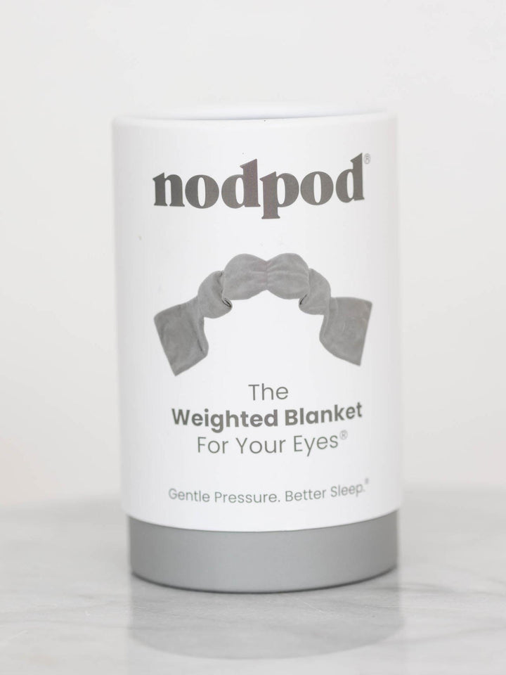 grey weighted sleep mask