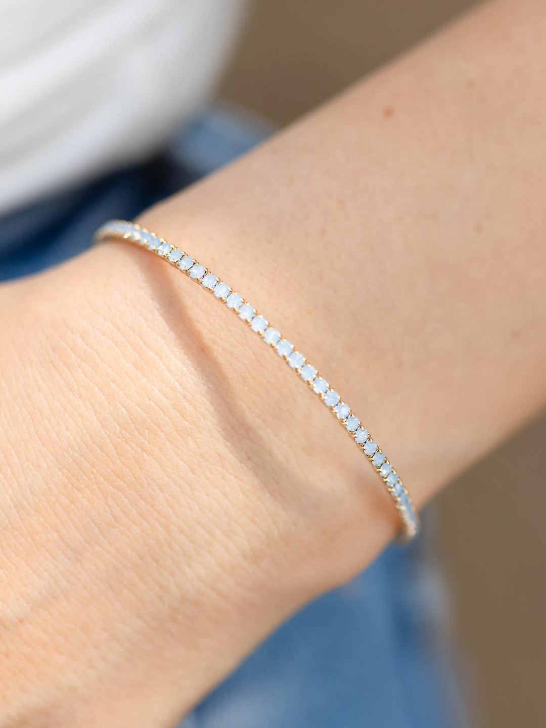 THEIA Opal Swarovski Crystal Bangle