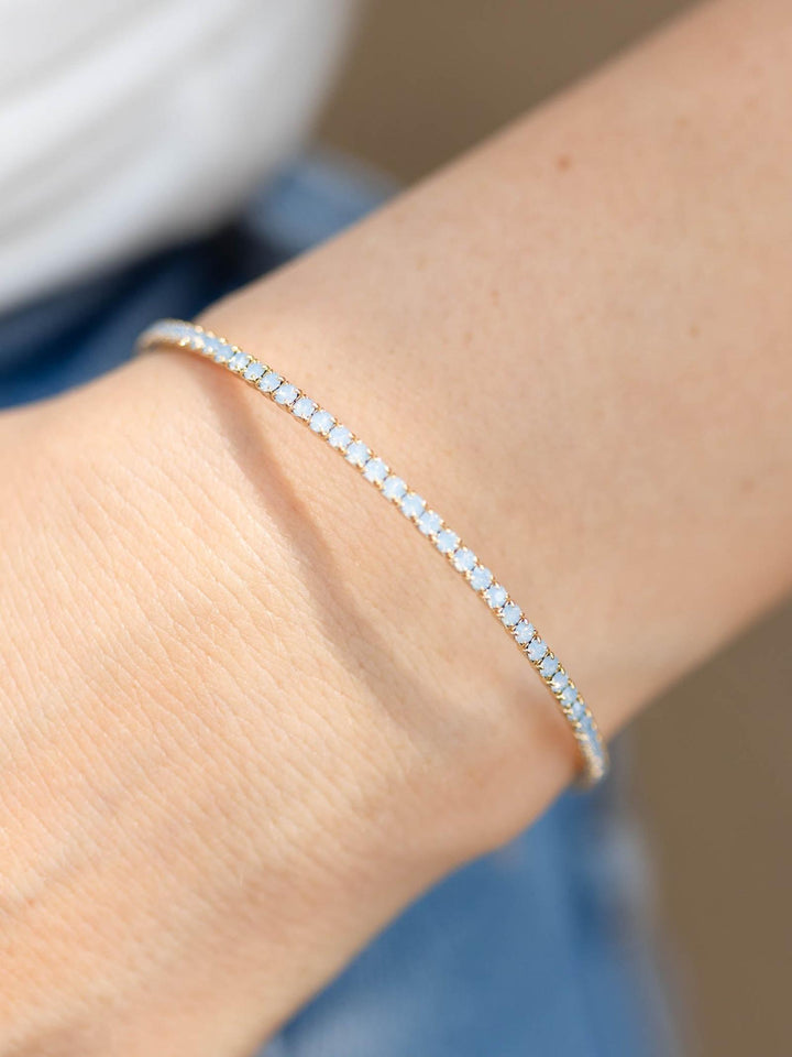 THEIA Opal Swarovski Crystal Bangle