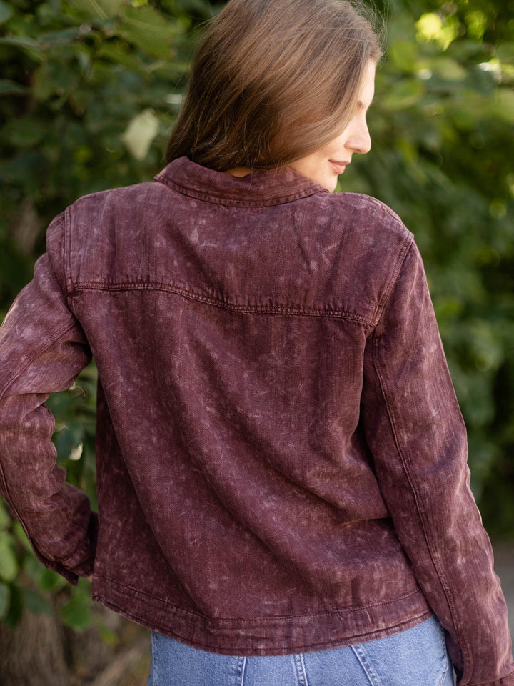 acid washed jacket