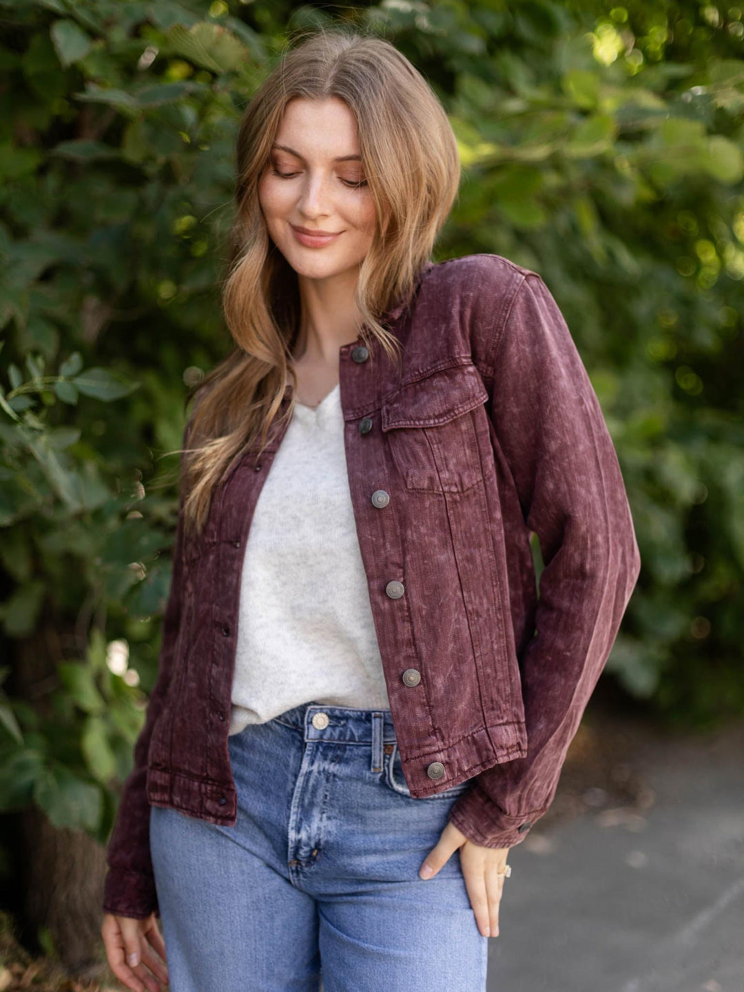 red jacket