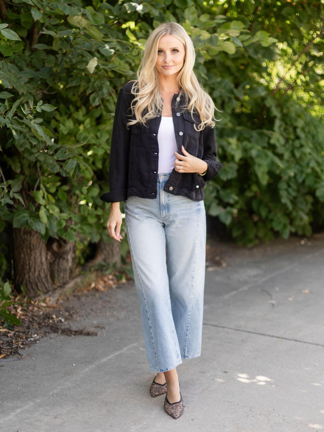 black jacket