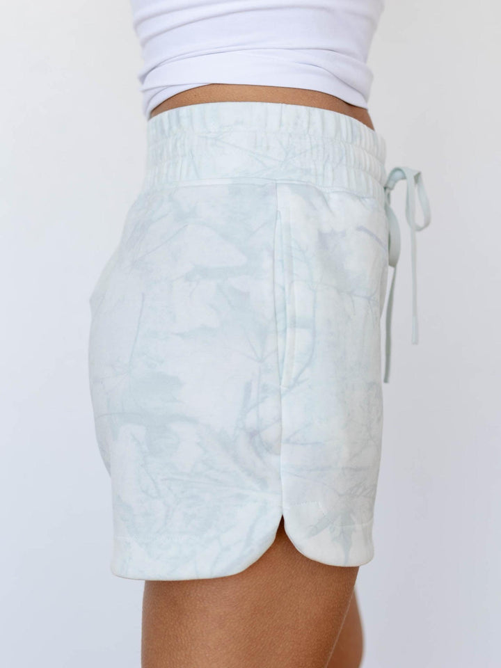 baby blue camo shorts