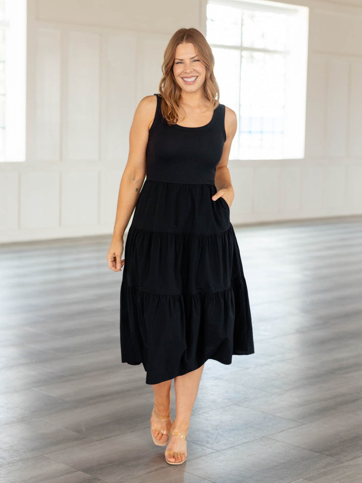 black dress