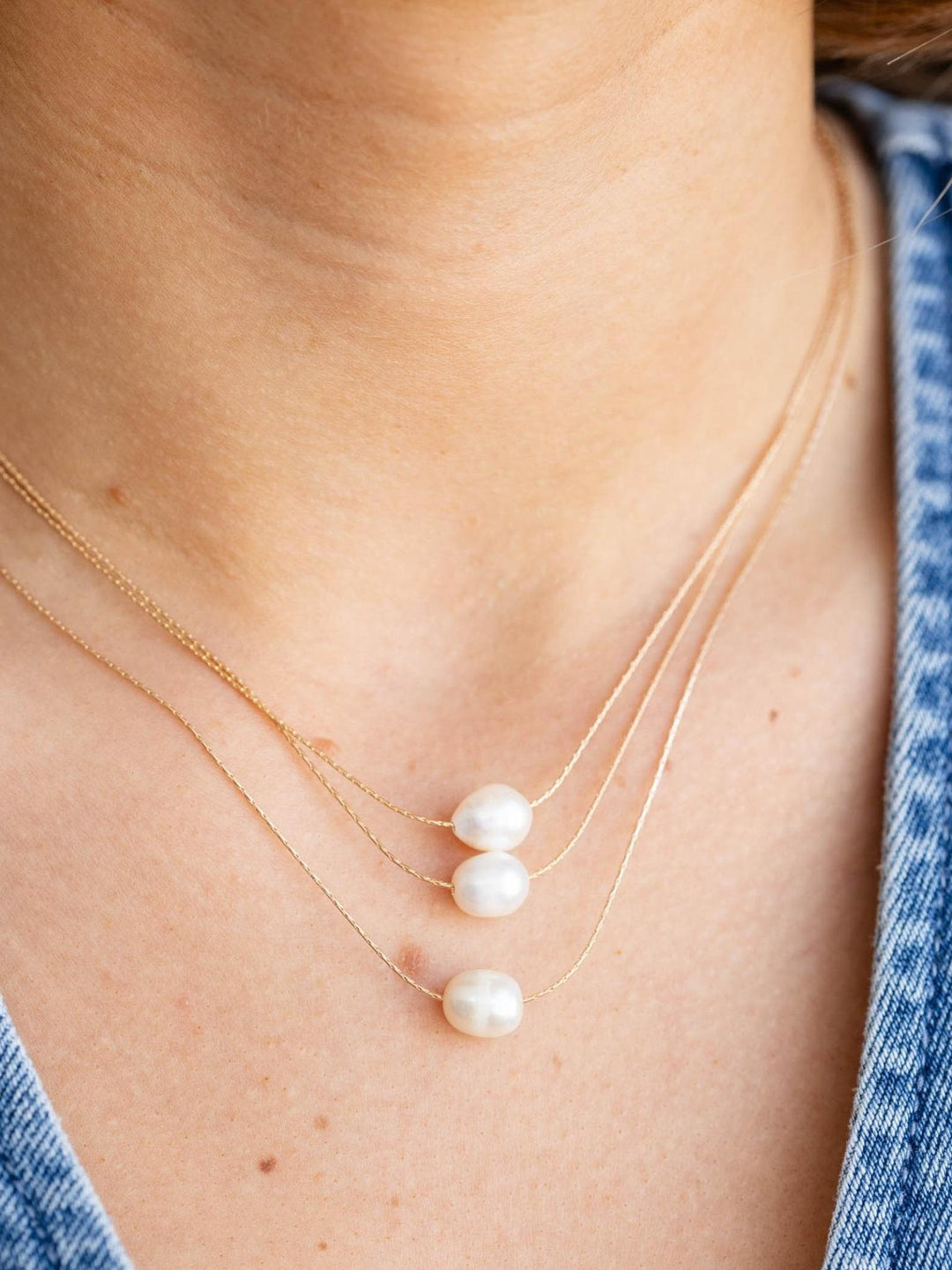layered statement pearl neclace