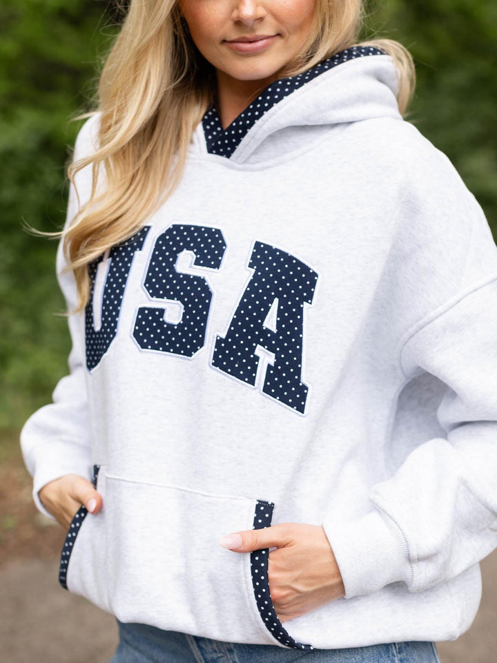 USA Polka Dot Hoodie