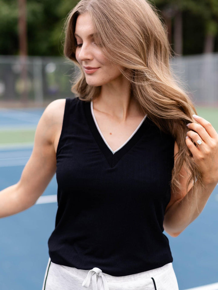 VARLEY Corby V-Neck Tank