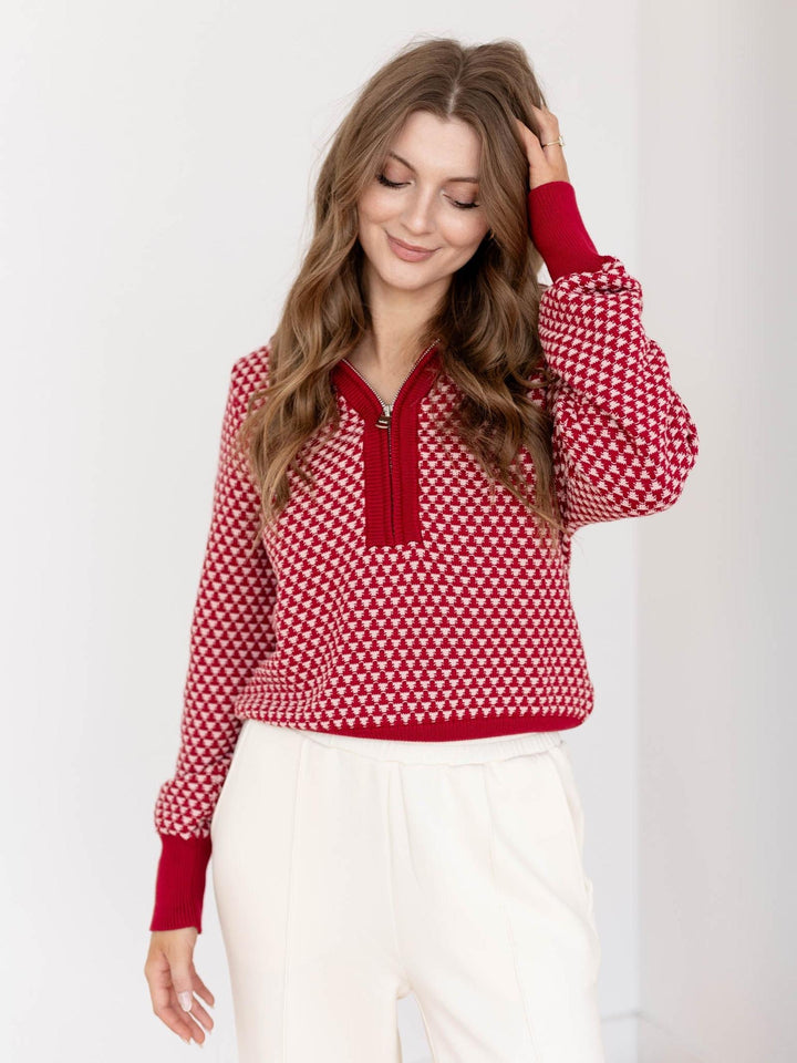 varley knit sweater