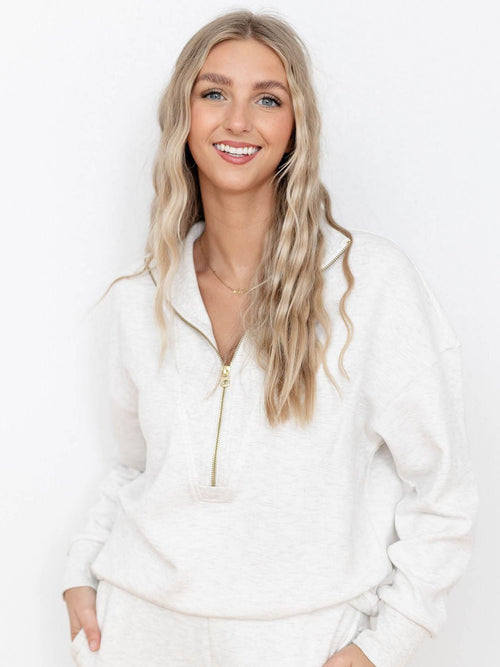 light grey longer sweatshirt