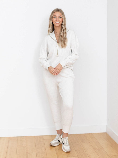 light grey longer sweatshirt